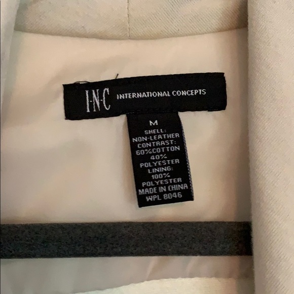 INC Drape Front Jacket Size Med - Picture 7 of 7